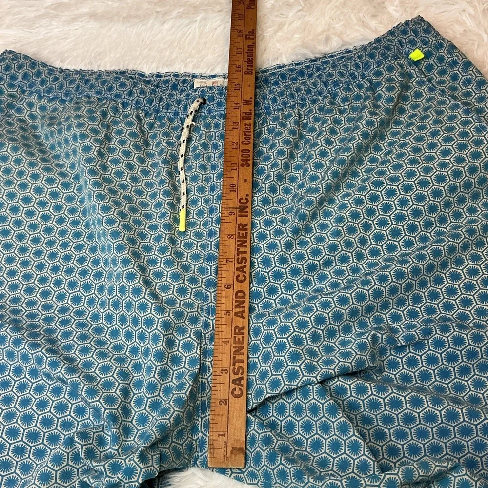 Psycho Bunny 2xl Tall Men's geometric Swim Drawstring Shorts/trunks